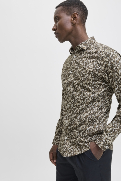 Jack & Jones jprblablackpool stretch aop ls shir